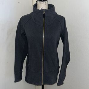 Lululemon Gray Athletic Zipper Closure Jacket Workout Gym Yoga Athleisure